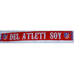 Bufanda oficial Atlético de Madrid " Del Atleti soy"