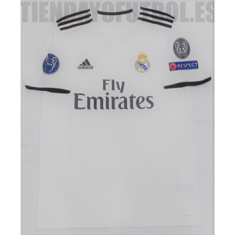 ley jueves Cervecería Camiseta blanca Champión Real 2018/19| Ultima camiseta ofcial Real | Camiseta  Adidas Real Madrid