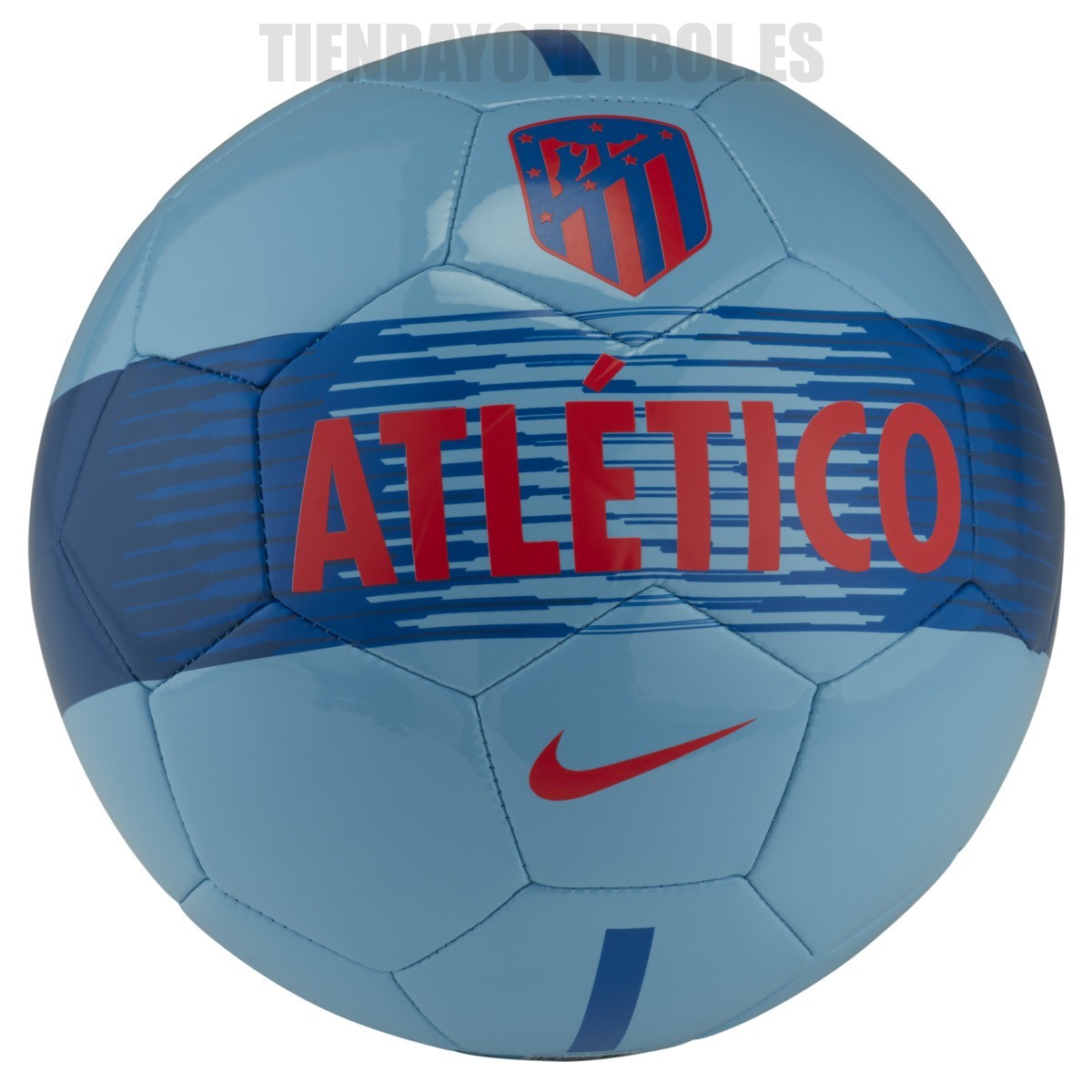 Llavero de balón de fútbol del Atlético de Madrid