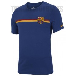 Camiseta oficial FC Barcelona algodón azul Nike 