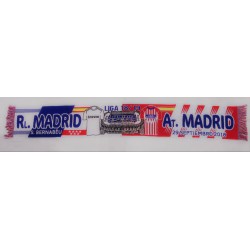 Bufanda derbi Real Madrid -At. Madrid 2018/19