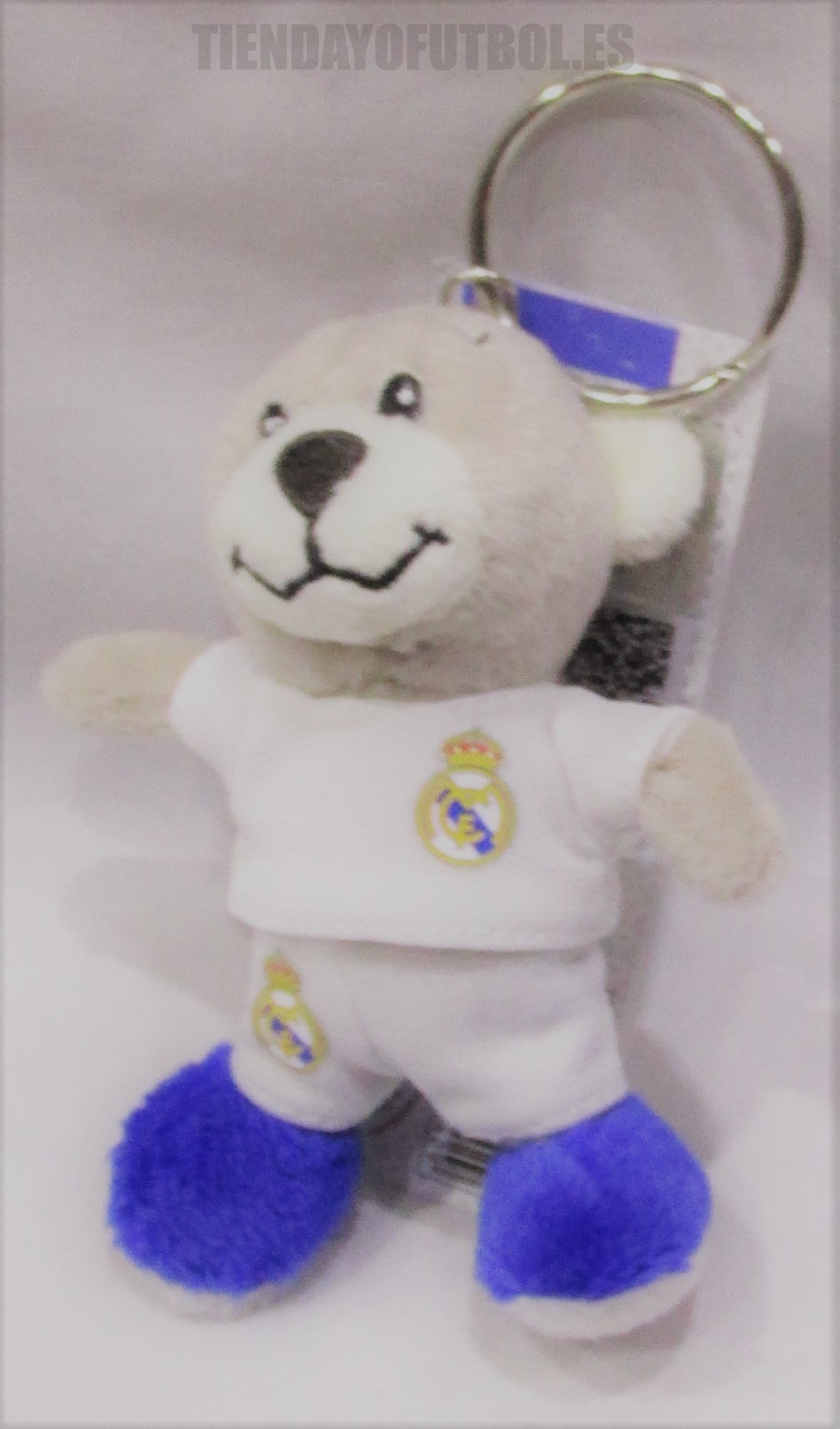Real Madrid, Peluche Osito con Bufanda, Producto Oficial Real