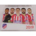 Calendario oficial sobremesa 2019 Atlético de Madrid