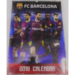 Calendario oficial de pared FC Barcelona 2019