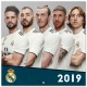 Calendario de pared 2019 Real Madrid oficial