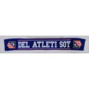 Bufanda doble oficial Atlético de Madrid "DEL ATLETI SOY" Azul