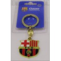 Llavero oficial escudo dorado FC Barcelona