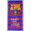 Toalla oficial Playa FC Barcelona "MËS QUE UN CLUB"