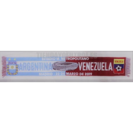 Bufanda Selección de Argentina - Selección Venezuela