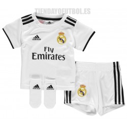 Mini Kit 1ª BEBE oficial 2018/19 Real Madrid CF Adidas