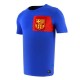 Camiseta oficial Nike FC Barcelona algodón azul .