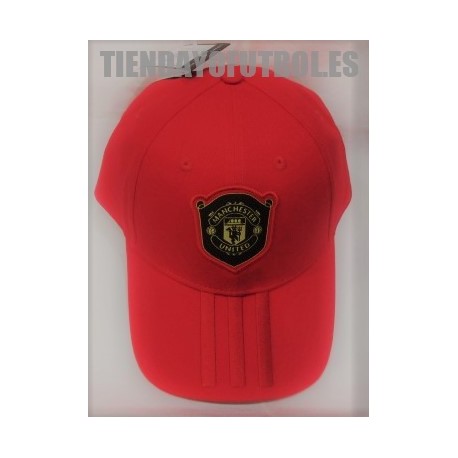 Gorra roja Manchester United Adidas 