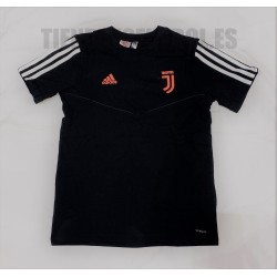 Camiseta Jr. oficial paseo Juventus Adidas 2019/20 negra