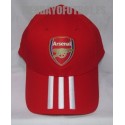Gorra oficial Arsenal , roja Adidas