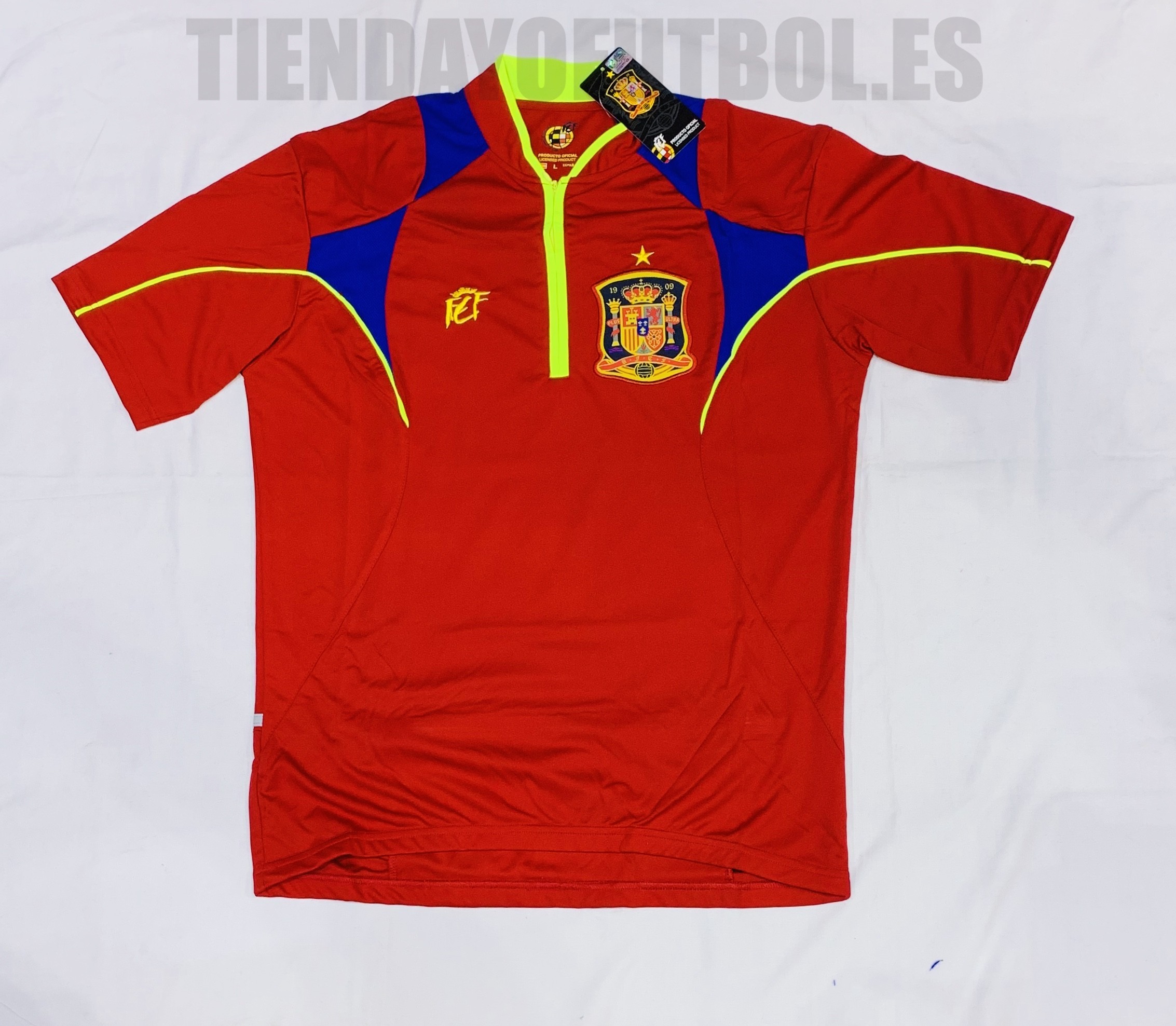 Camiseta España roja entreno| Oficial camiseta económica Camiseta España entrenamiento barata