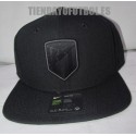 Gorra oficial Atlético de Madrid plana negra Nike