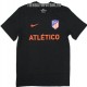 Camiseta oficial Algodón Atlético de Madrid, negra , 2019/20 Nike