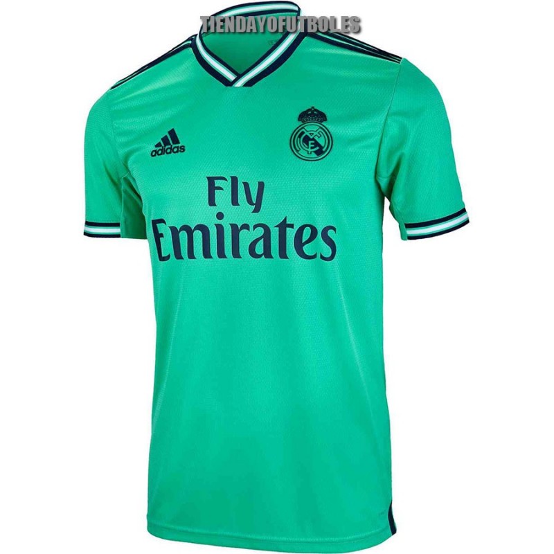 Bourgeon Normal Todo tipo de Camiseta oficial verde Real 2019/20| Ultima camiseta oficial Real adulto  camiseta
