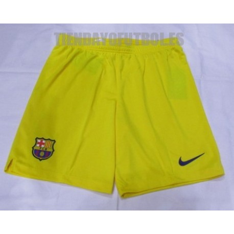 Percepción carro ayudante Barça pantalón amarillo oficial | Pantalón oficial 2ª equipación fc  barcelona