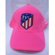Gorra oficial Atlético de Madrid rosa fluor