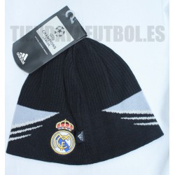 Gorro Lana Gris y negro Champión Real Madrid CF Adidas