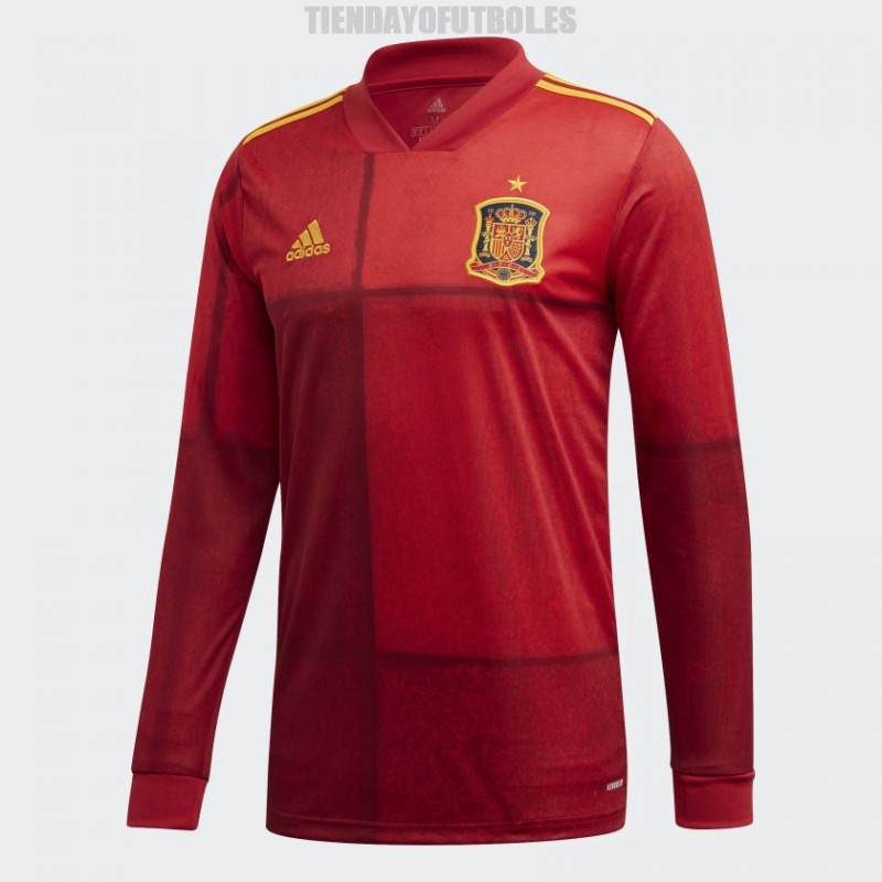 España Eurocopa 2020 camiseta manga larga