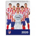 Calendario oficial 2020 pared Atlético de Madrid