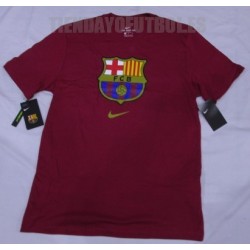 Camiseta oficial FC Barcelona algodón granate 2019/20 Nike
