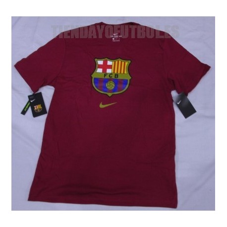 Camiseta oficial FC Barcelona algodón granate 2019/20 Nike
