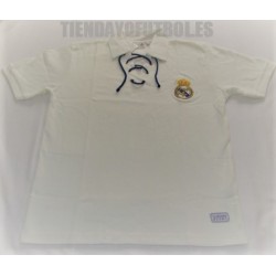 Camiseta retro oficial Algodón Real Madrid | Camiseta tipo polo paseo Real Algodón