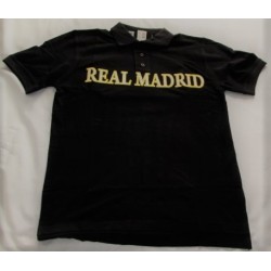 Polo oficial negro Real Madrid CF