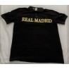 Polo oficial negro Real Madrid CF