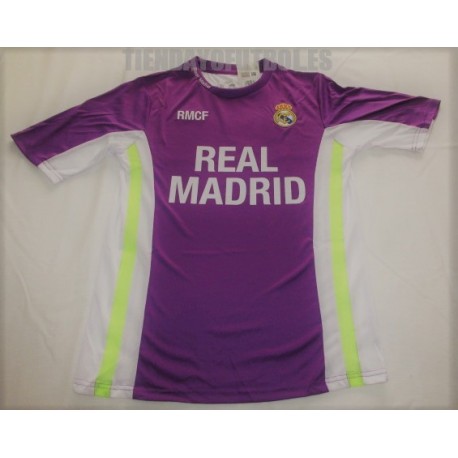 Camiseta Oficial Jr. paseo morada Real Madrid