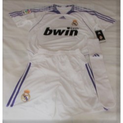 Mini Kit 1ª Real Madrid CF blanco Adidas