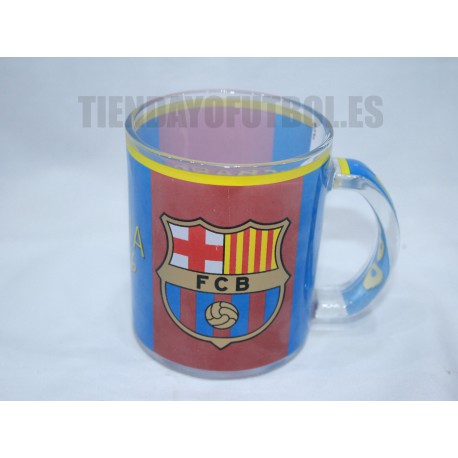 Taza oficial vidrio FC Barcelona 