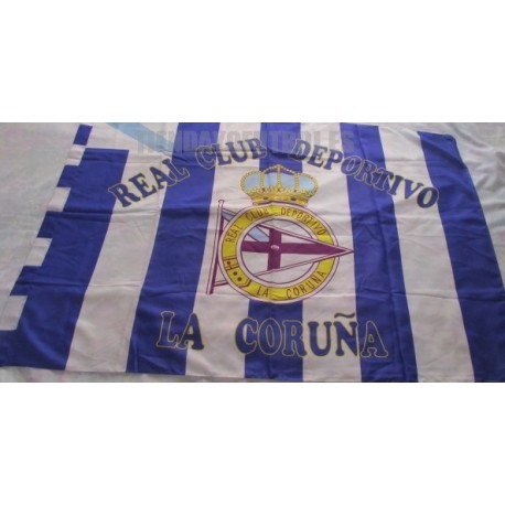 Bandera R.C.Deportivo de la Coruña grande