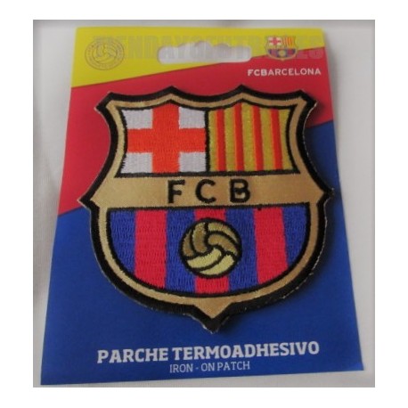 Parche del Barça, Escudo bordado del Barça, Parche del escudo del Barça