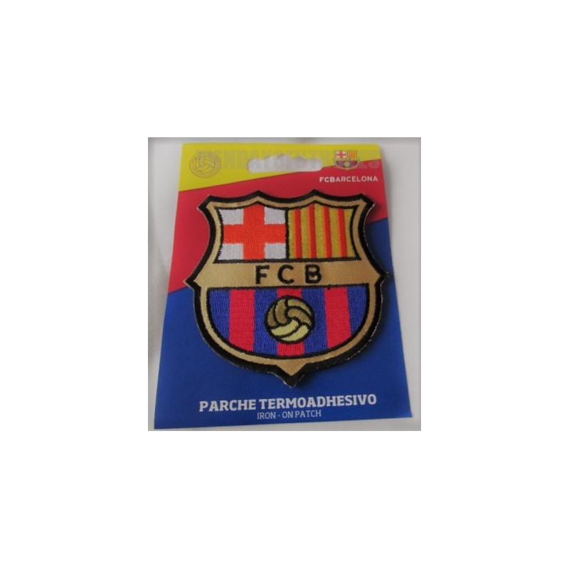 Parche del Barça, Escudo bordado del Barça