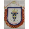 Banderín pequeño retro para coche Real Oviedo