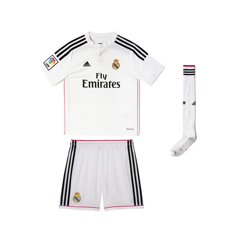 Conjunto 1ª Real Madrid 2014/15, Kit Real Madrid Blanco, kit niño 2015 real  madrid