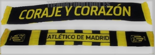 Comprar Bufanda Club Atlético de Madrid - Corazón y Coraje - Bufanda Oficial