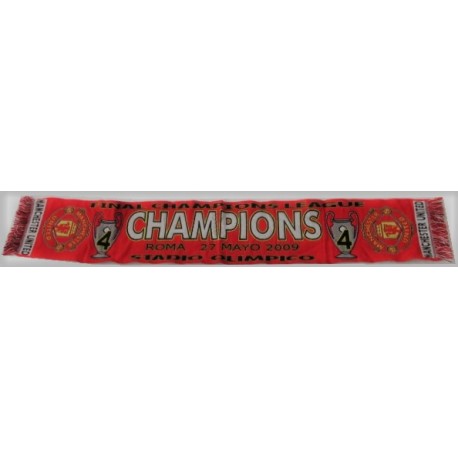 Bufanda final champions Manchester United