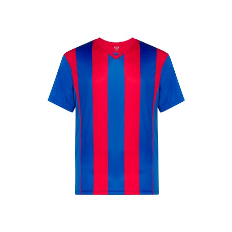Camiseta Futbol "PREMIER" azul y grana