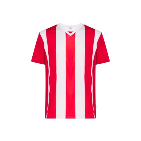 Camiseta Futbol "PREMIER" roja y blanca