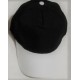 Gorra sin escudo negra con blanco