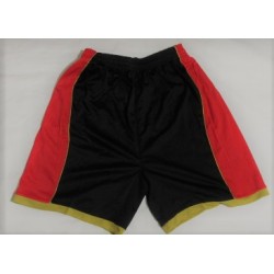Pantalón sin escudo negro y rojo