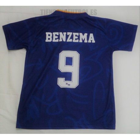 Camiseta 2º Oficial Jr. Real Madrid 2021/22 BENZEMA"RM"