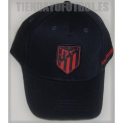 Gorra oficial Atlético de Madrid azul escudo rojo