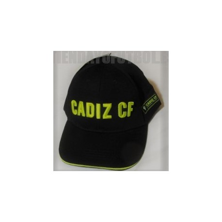 Gorra oficial Cádiz negra