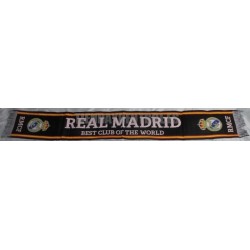 Bufanda oficial telar Real Madrid CF negra